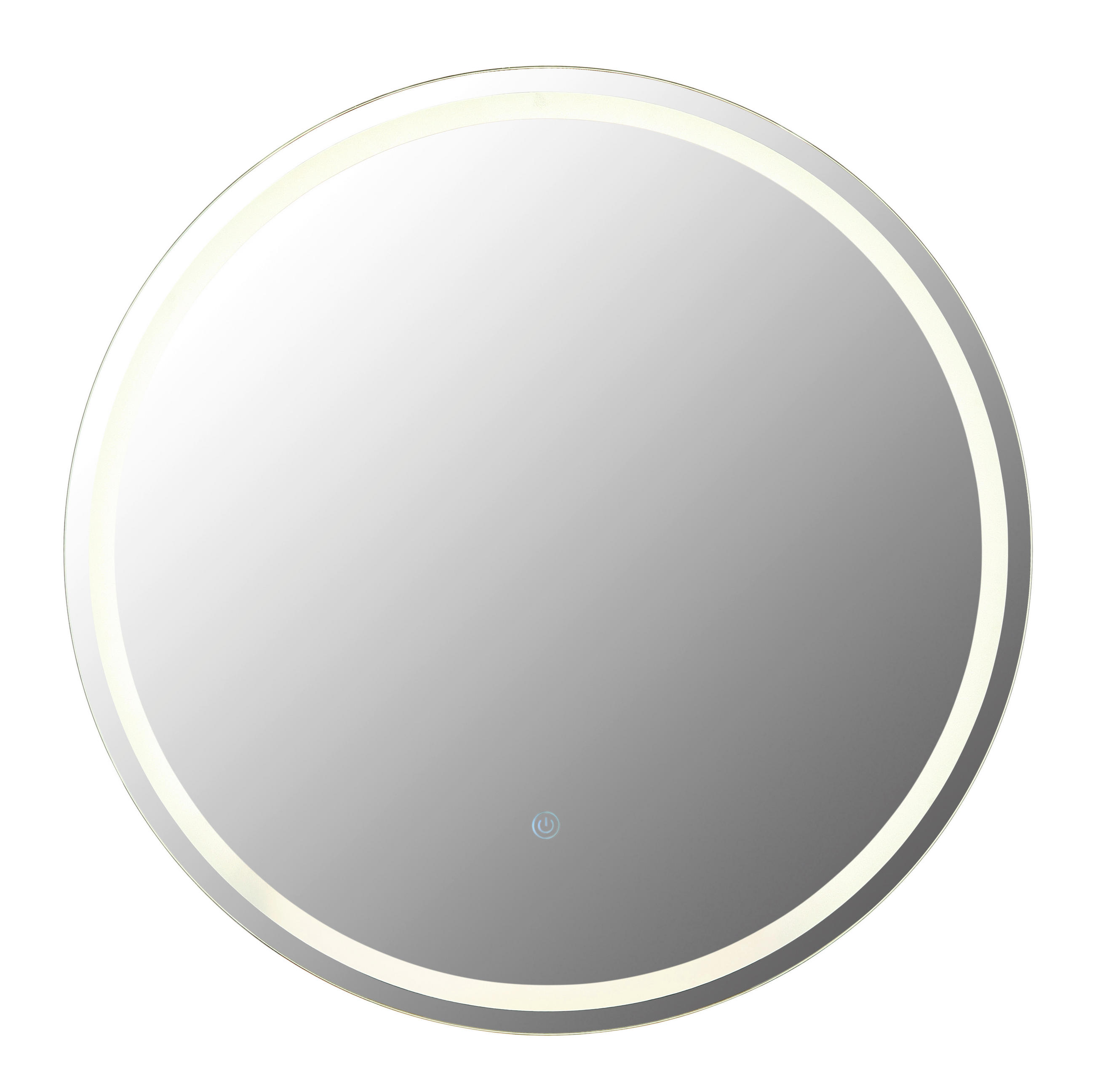 KOUPELNOVÉ ZRCADLO, 75 cm - Basics, plast/sklo (75/0,4/2,4cm) - Globo