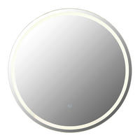 KOUPELNOVÉ ZRCADLO, 75 cm - Basics, plast/sklo (75/0,4/2,4cm) - Globo