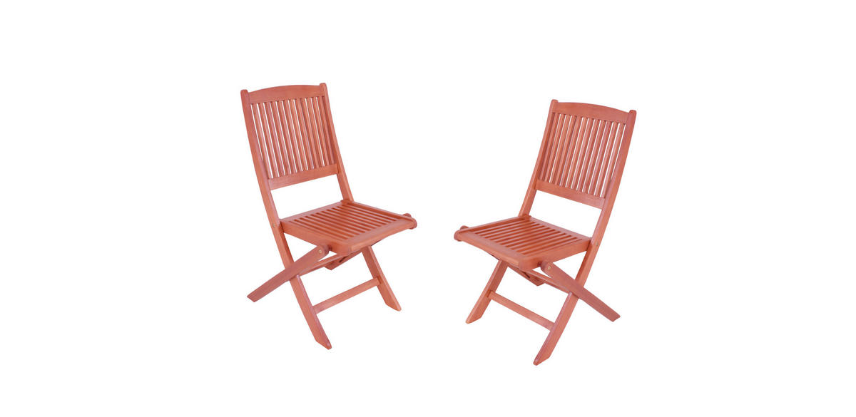 GARTENKLAPPSTUHL in Holz Braun  - Braun, Basics, Holz (48/90/56cm) - Gardenson