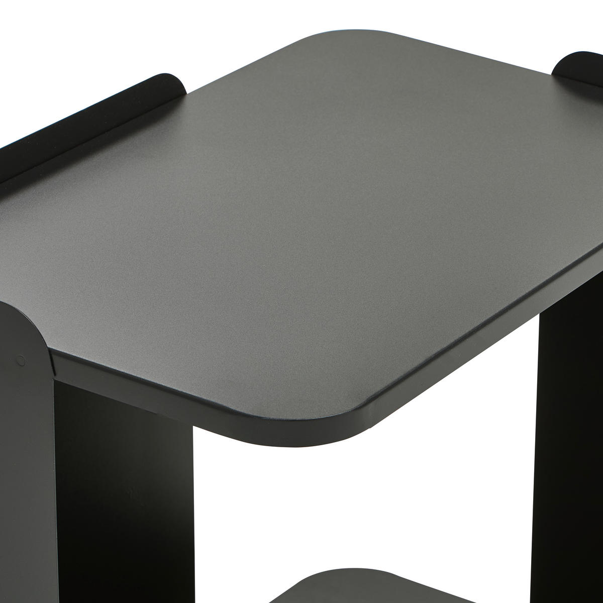 SERVIERWAGEN Schwarz  - Schwarz, Basics, Kunststoff/Metall (60/60/40cm) - Novel