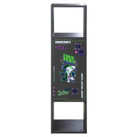 REGAL Anthrazit  - Anthrazit, MODERN, Holzwerkstoff (124/32/32cm) - Minecraft