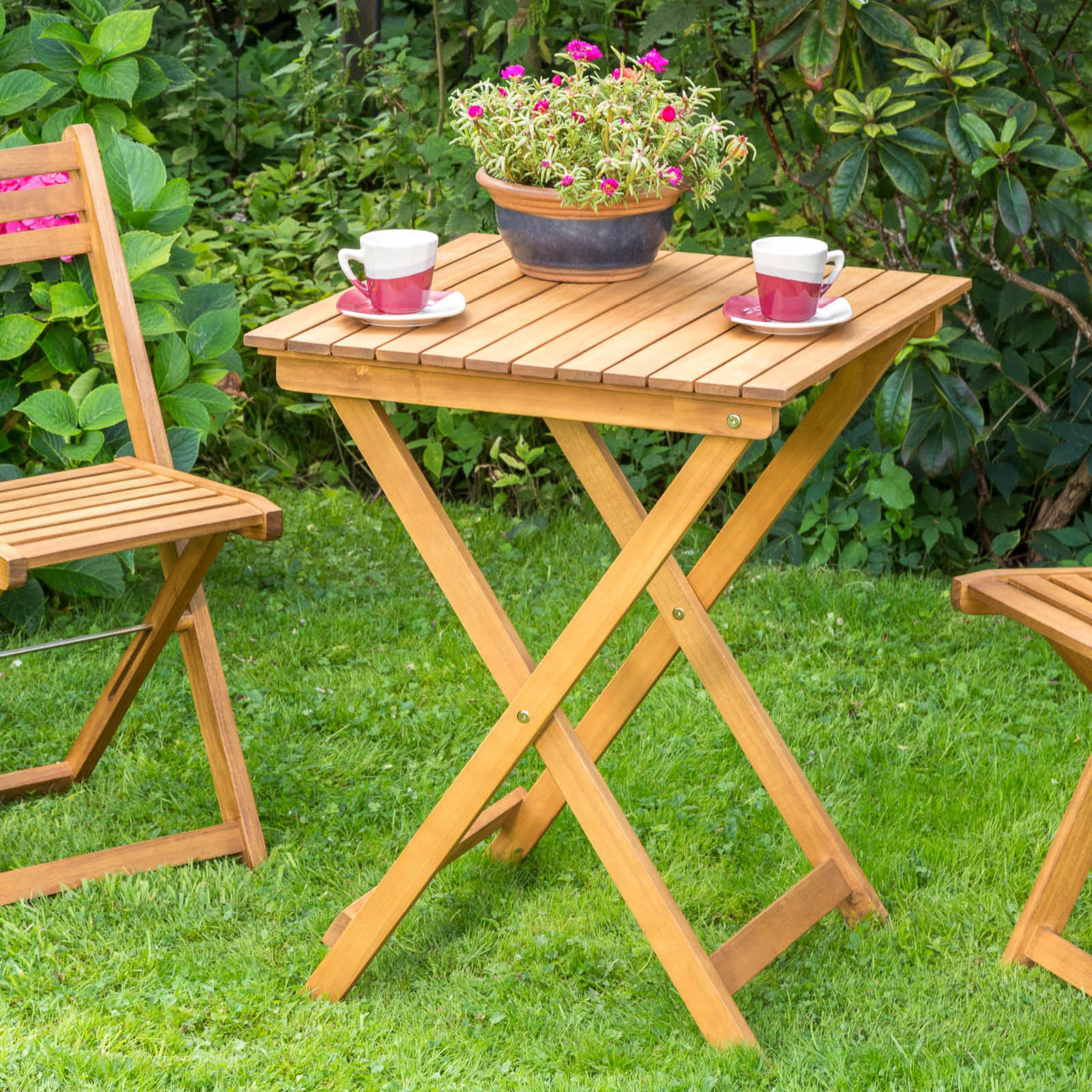 GARTENKLAPPTISCH  - Naturfarben, KONVENTIONELL, Holz (60/74/60cm) - Gardenson