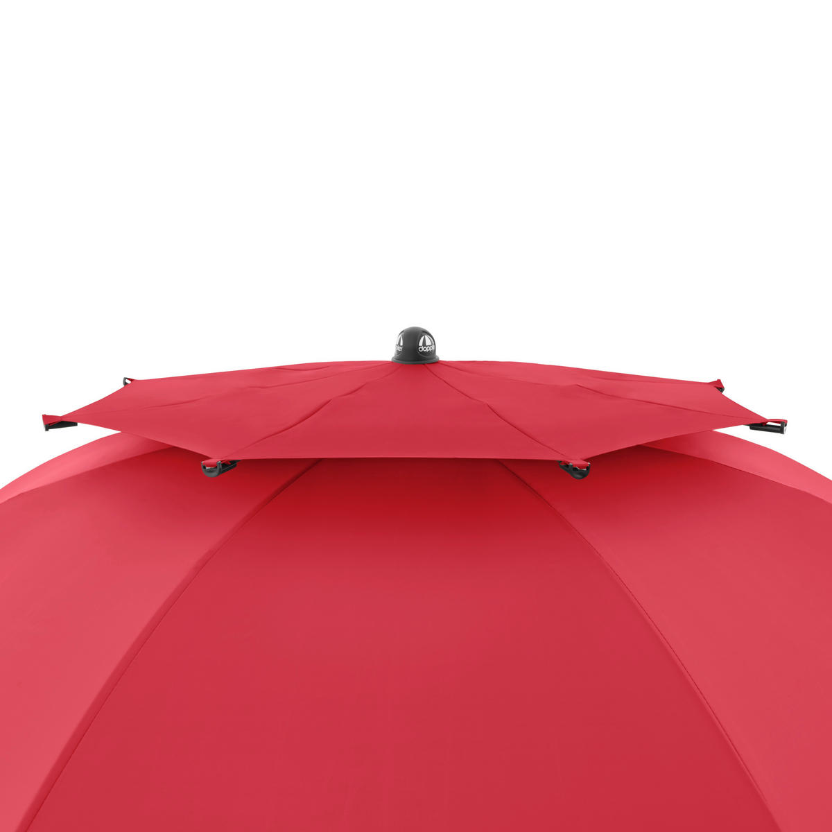 SONNENSCHIRM 200 cm  - Anthrazit/Rot, KONVENTIONELL, Textil/Metall (200cm) - Doppler