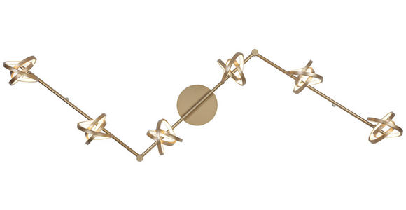 DECKENLEUCHTE 180/14/23,2 cm  - Weiß/Cappuccino, Trend, Kunststoff/Metall (180/14/23,2cm) - Novel