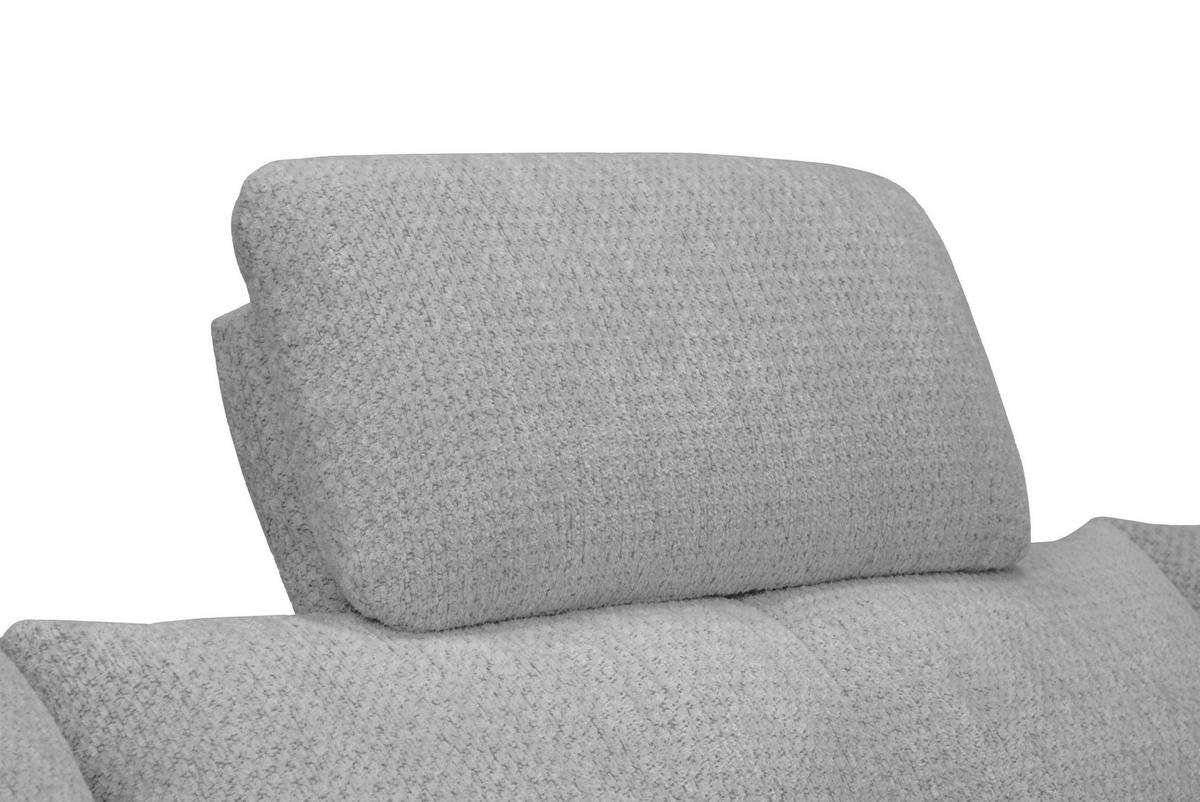 KOPFSTÜTZE - Grau, KONVENTIONELL, Textil (55/28/18cm) - Hom`in