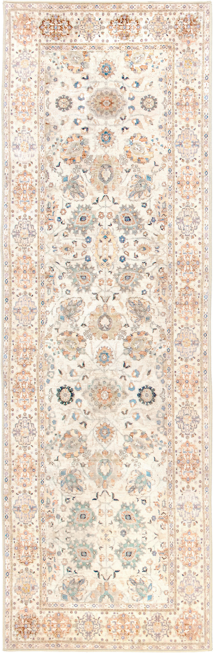 LÄUFER 80/250 cm LIVING JANE, waschbar  - Pastellblau/Hellrosa, Design, Kunststoff/Textil (80/250cm) - Lindorug