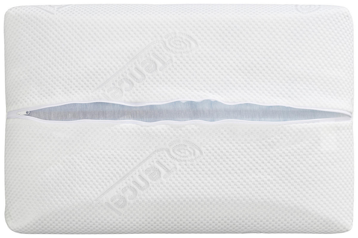 ŠÍJOVÝ OPĚRNÝ POLŠTÁŘ 60/40/9 cm - bílá, Basics, textil (60/40/9cm) - Swedish Line