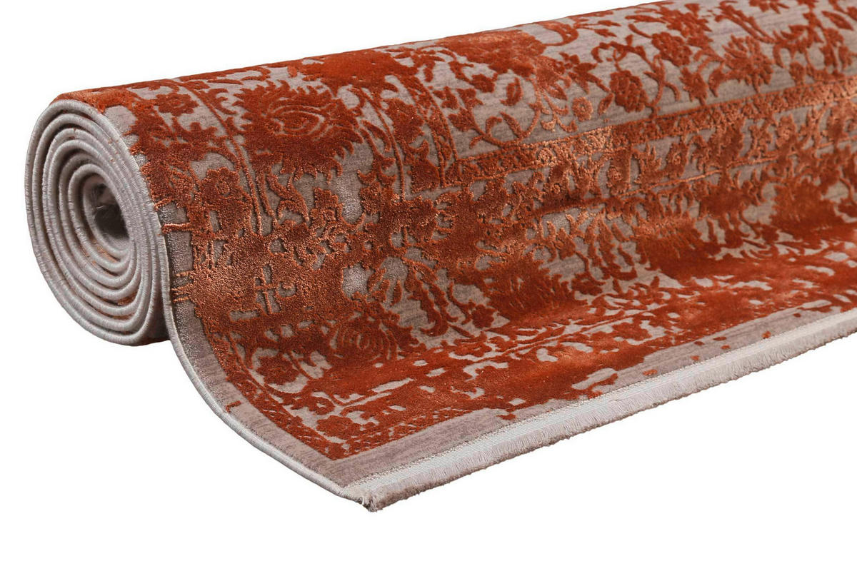 VINTAGE-TEPPICH 160/230 cm Florida  - Terracotta/Grau, Lifestyle, Textil (160/230cm) - Esprit