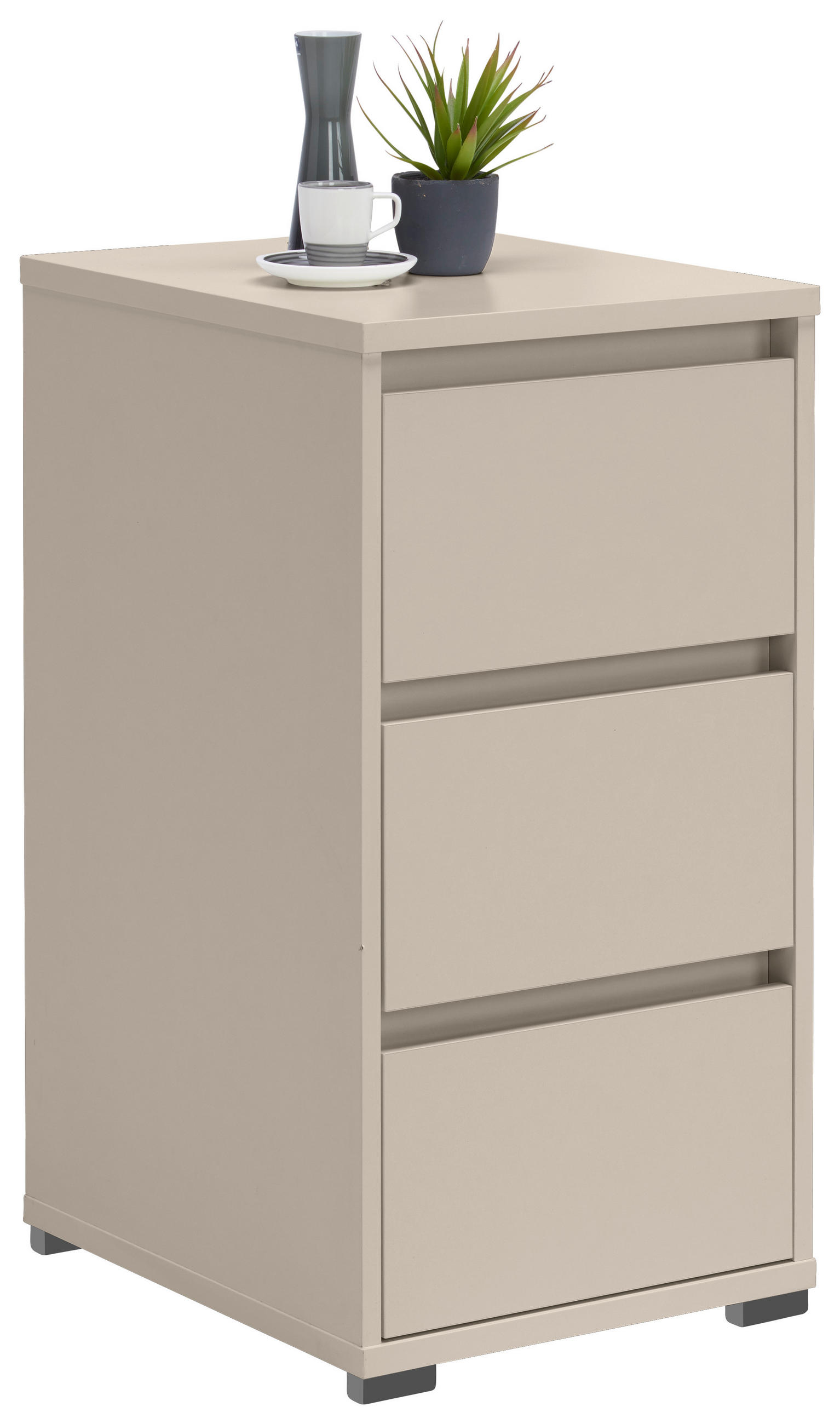 NACHTKÄSTCHEN 40,1/78,9/48 cm  in Kaschmir  - Kaschmir/Anthrazit, Design, Holzwerkstoff/Kunststoff (40,1/78,9/48cm) - Carryhome