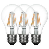 LED-LEUCHTMITTEL   E27 6 W  - Klar, Basics, Glas/Metall (5,9/10,3cm) - Boxxx