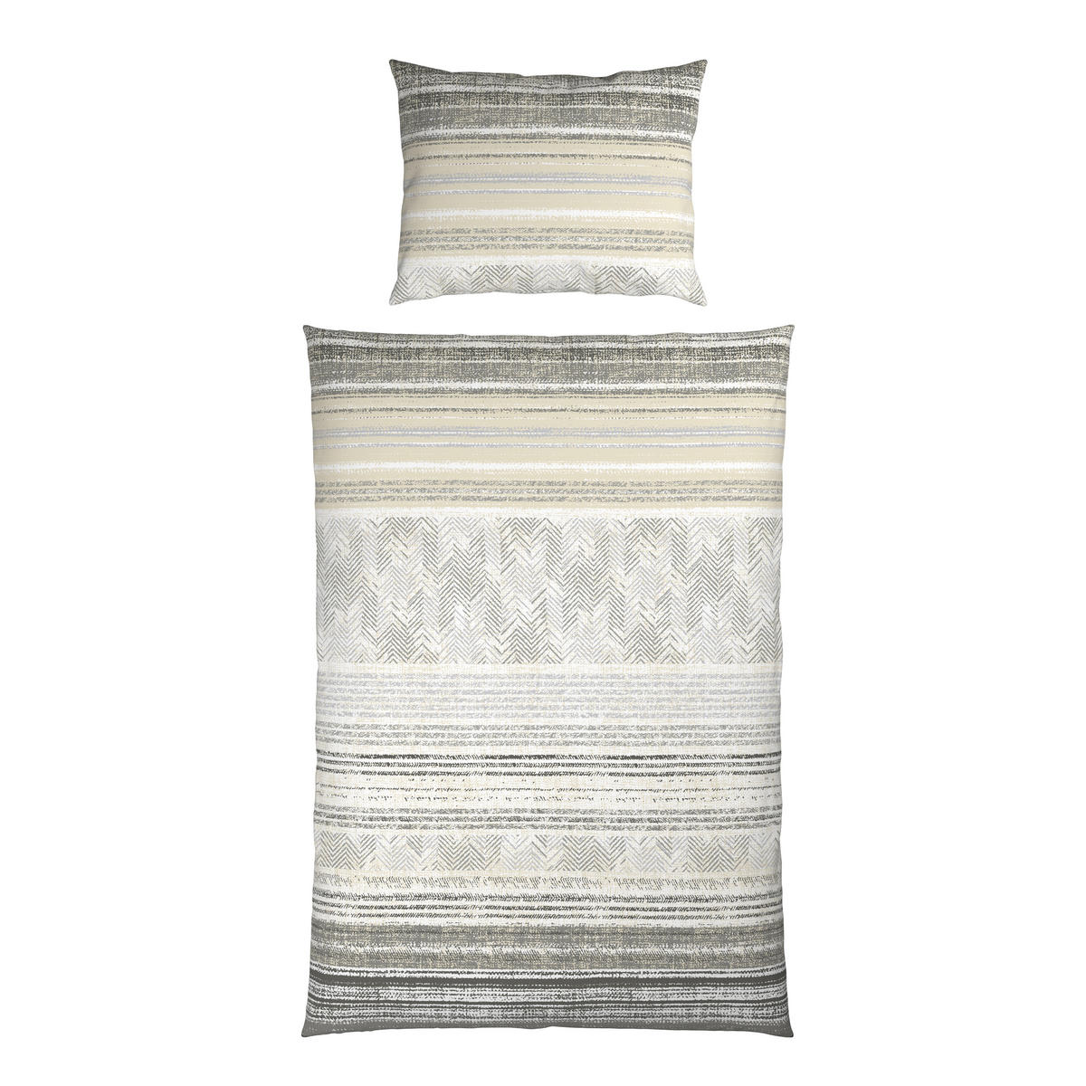 POVLEČENÍ, flanel, šedohnědá, 140/200 cm - šedohnědá, textil (140/200cm) - Esposa