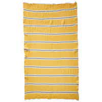 HAMAMTUCH STRIPES Beige  - Beige, KONVENTIONELL, Textil (100/190cm) - Novel