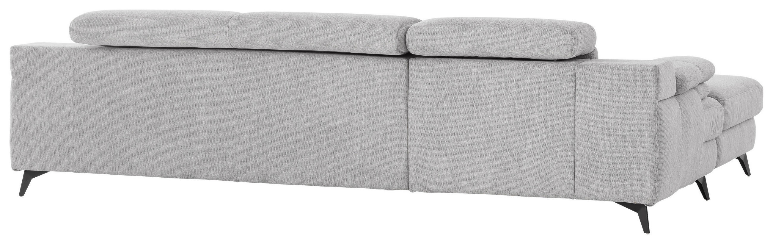 Thumbnail - Livetastic Ecksofa, Silber, Textil, 3-Sitzer, L-Form, 291x80-98x178 cm, Made in EU, seitenverkehrt erhältlich, Rücken ec...