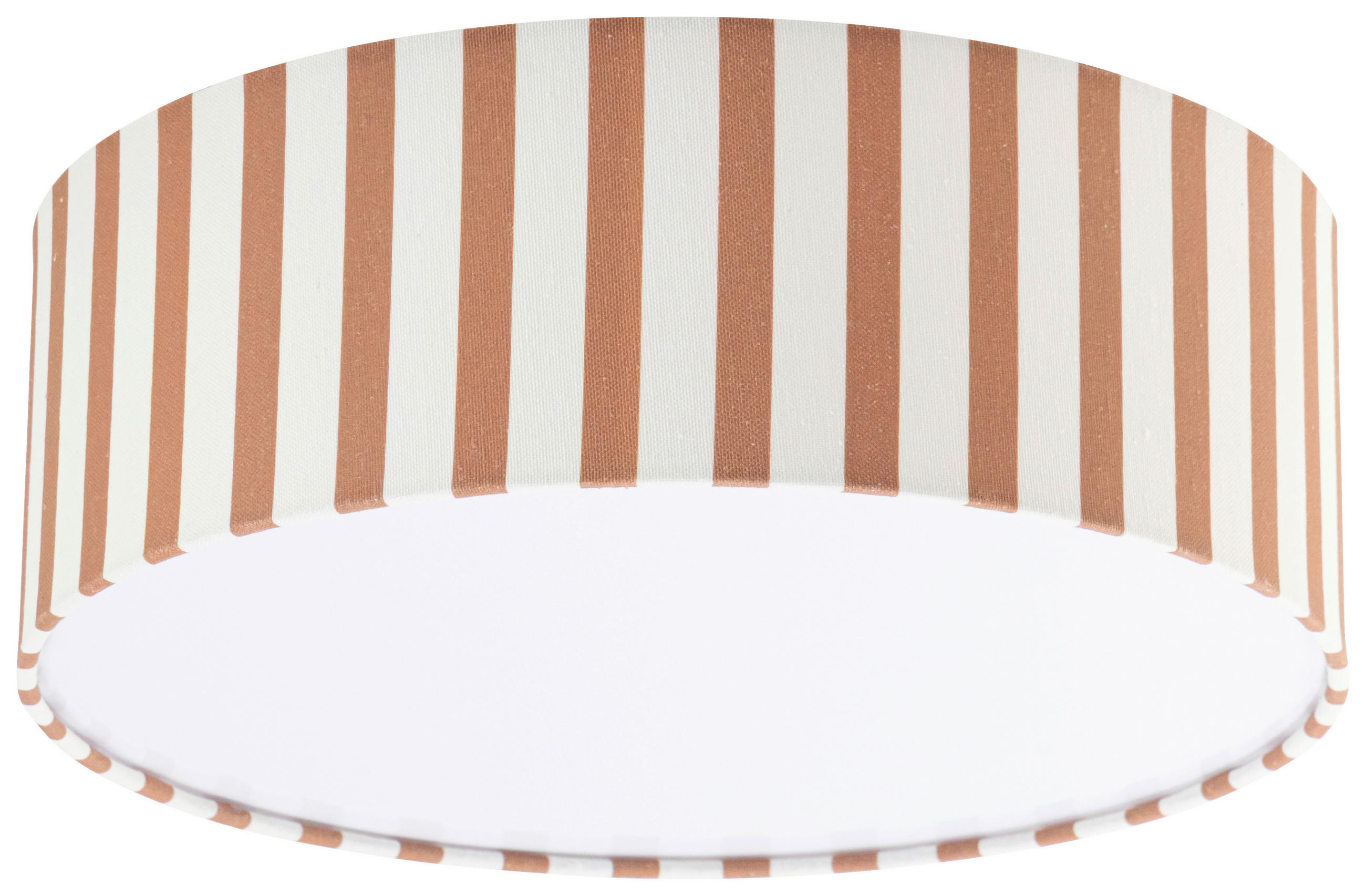 DECKENLEUCHTE  37/13 cm    - Braun/Naturfarben, MODERN, Kunststoff/Textil (37/13cm) - Novel