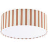 DECKENLEUCHTE 37/13 cm   - Braun/Naturfarben, MODERN, Kunststoff/Textil (37/13cm) - Novel