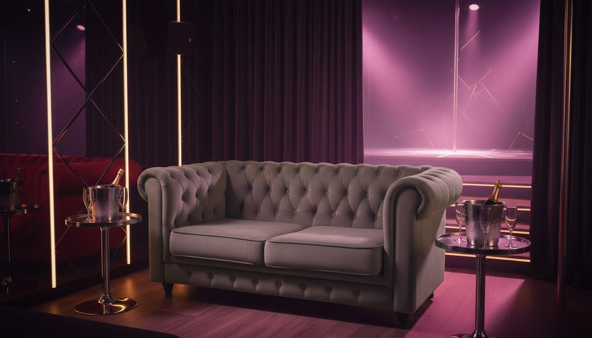 SEDAČKA CHESTERFIELD, drevo, textil, sivá, čierna - čierna/sivá, Trend, drevo/textil (165/73/87cm) - Xora