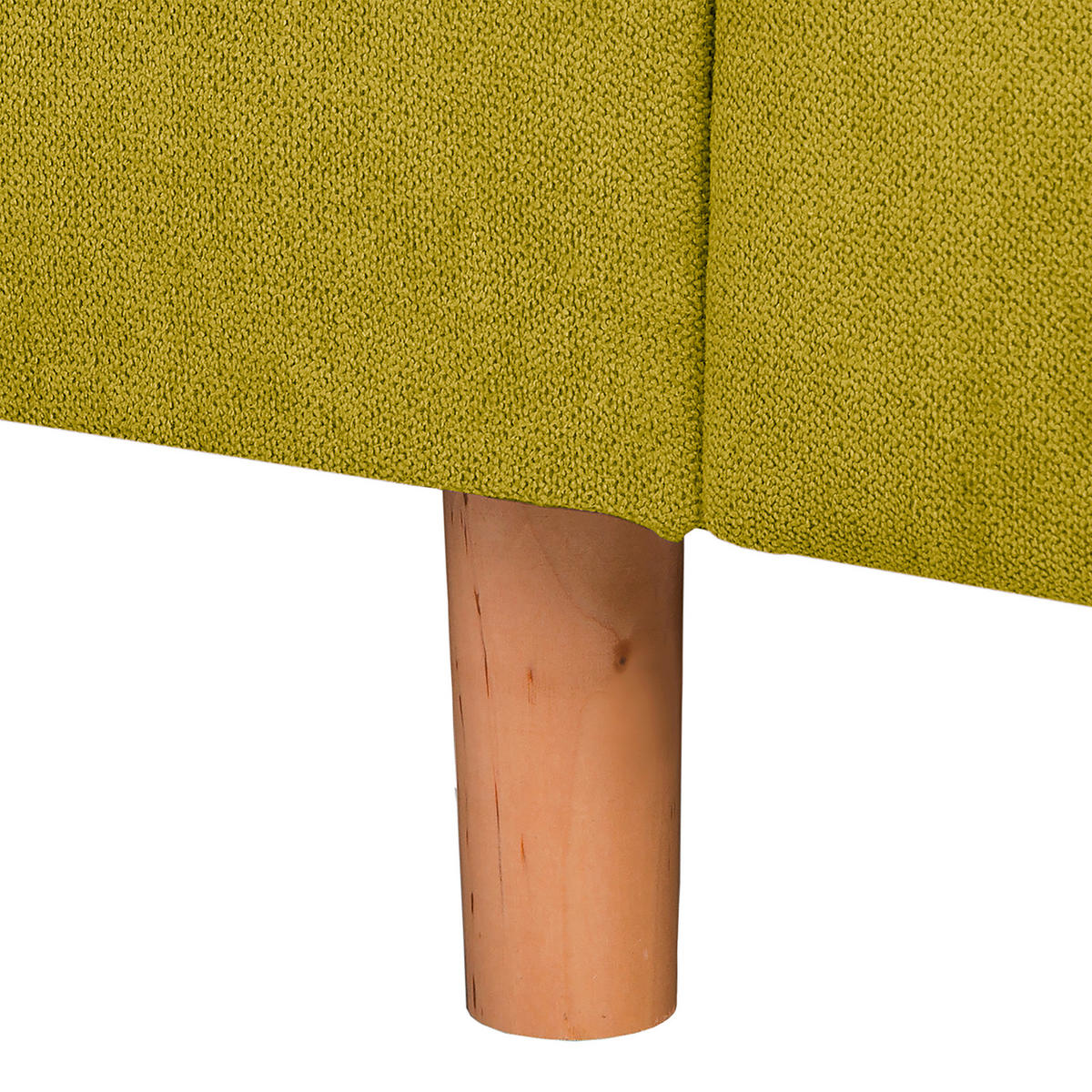 ECKSOFA Ariella Hellgrün Mikrofaser  - Naturfarben/Hellgrün, Design, Holz/Textil (161/231cm) - Livetastic