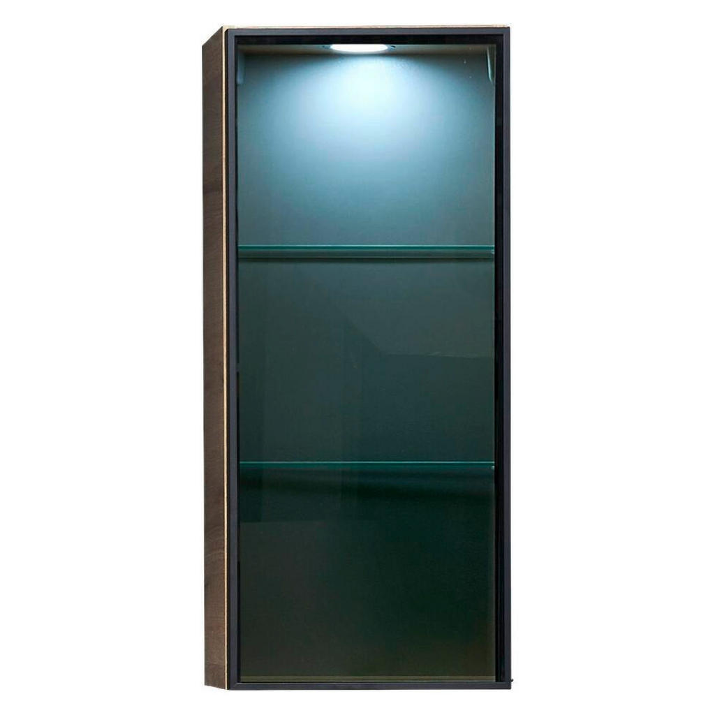 Thumbnail - Sadena Hängeschrank, Schwarz, Holzwerkstoff, 2 Fächer, 30x70.3x17 cm, Made in Germany, Badezimmer, Badezimmerschränke, H...