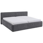 POLSTERBETT Bettkasten, Lattenroste Grau 180/200 cm  - Birkefarben/Buchefarben, Design, Holz/Textil (180/200cm) - Xora