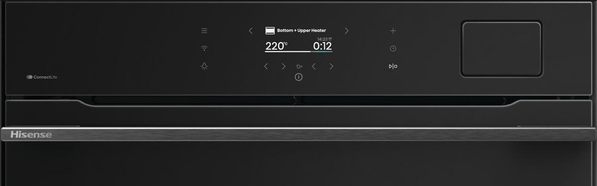 DAMPFBACKOFEN BAS614P8B  - Schwarz, Basics, Metall (59,5/59,5/56,4cm) - Hisense