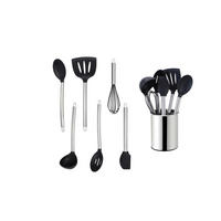 KÜCHENHELFERSET  - Silberfarben/Schwarz, Basics, Kunststoff/Metall (13cm) - Echtwerk