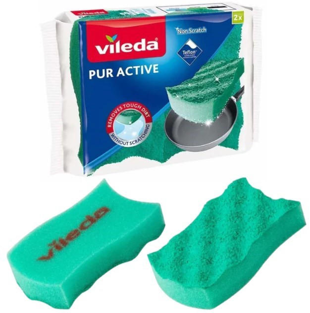 Vileda pur Active 2-pack - grön/mintgrön, Basics, plast - Best Price