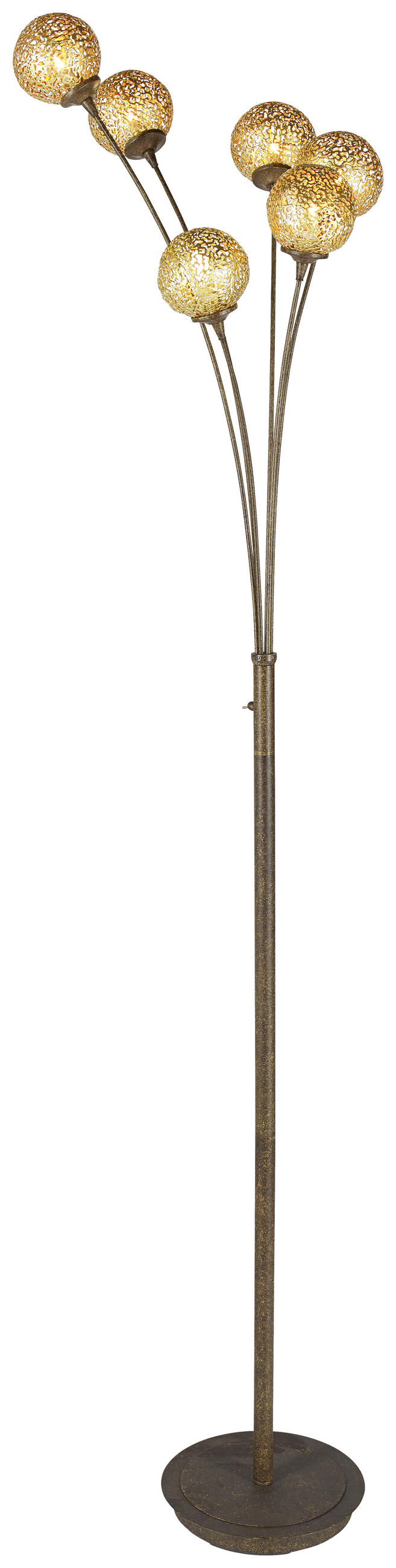 STOJACÍ LAMPA, 34/34/184 cm - rezavá, Lifestyle, kov (34/34/184cm) - Landscape
