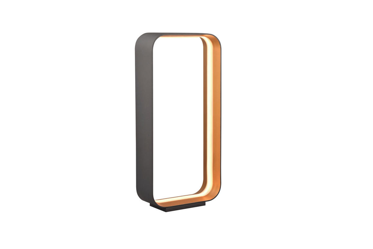 LED-TISCHLEUCHTE Cizione 30/61/10 cm  - Goldfarben/Schwarz, Design, Metall (30/61/10cm) - Trio Leuchten