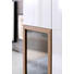 HIGHBOARD 120/140/37 cm - Eichefarben/Weiß, Design, Glas/Holzwerkstoff (120/140/37cm) - Novel HIGHBOARD 120/140/37 cm - Eichefarben/Weiß, Design, Glas/Holzwerkstoff (120/140/37cm) - Novel