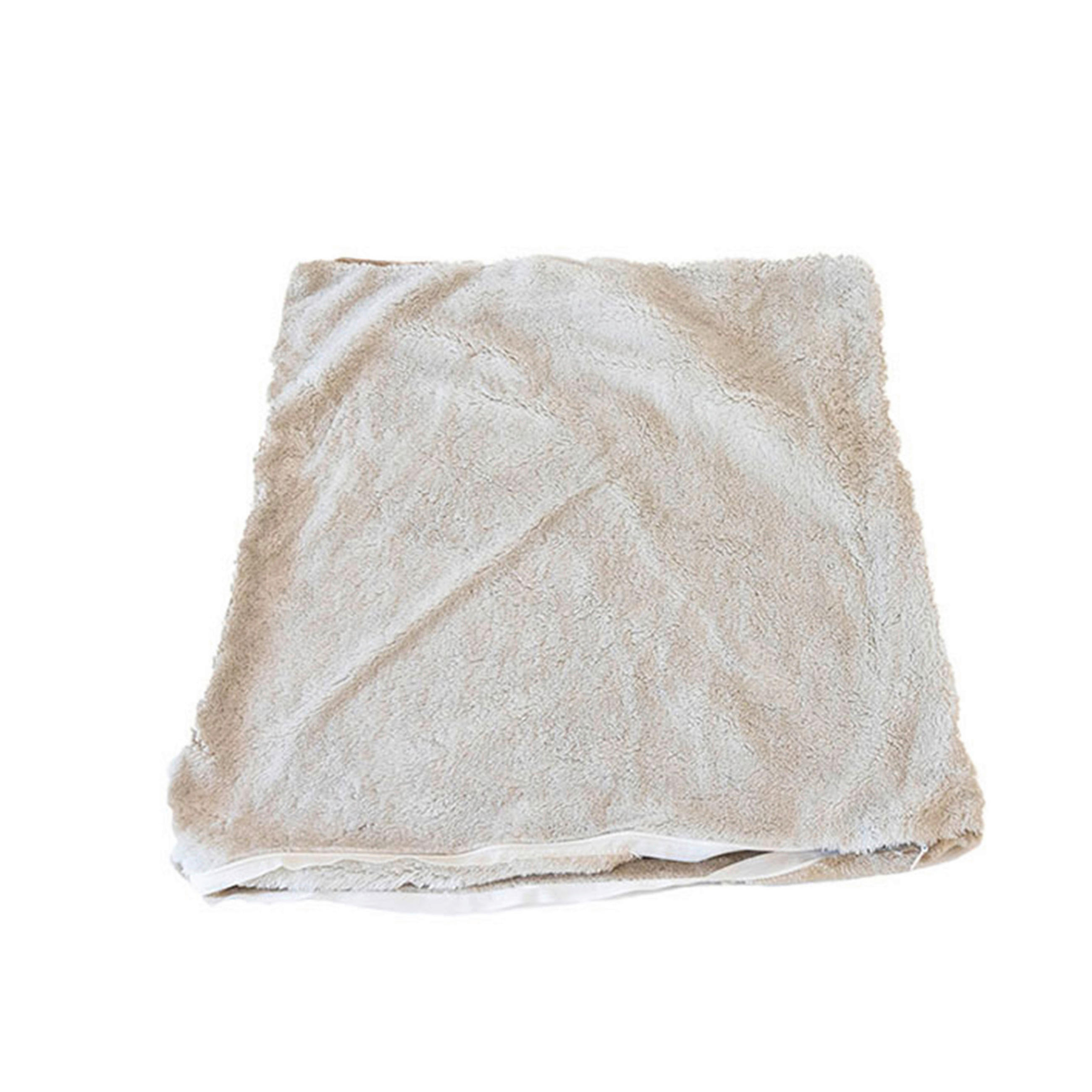 PÁRNAHUZAT  - bézs, Basics, textil (45/2/45cm)