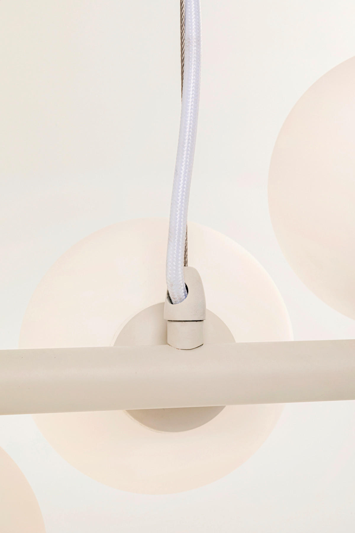 HÄNGELEUCHTE 150/130/29 cm   - Weiß, Design, Glas/Metall (150/130/29cm) - Kare-Design