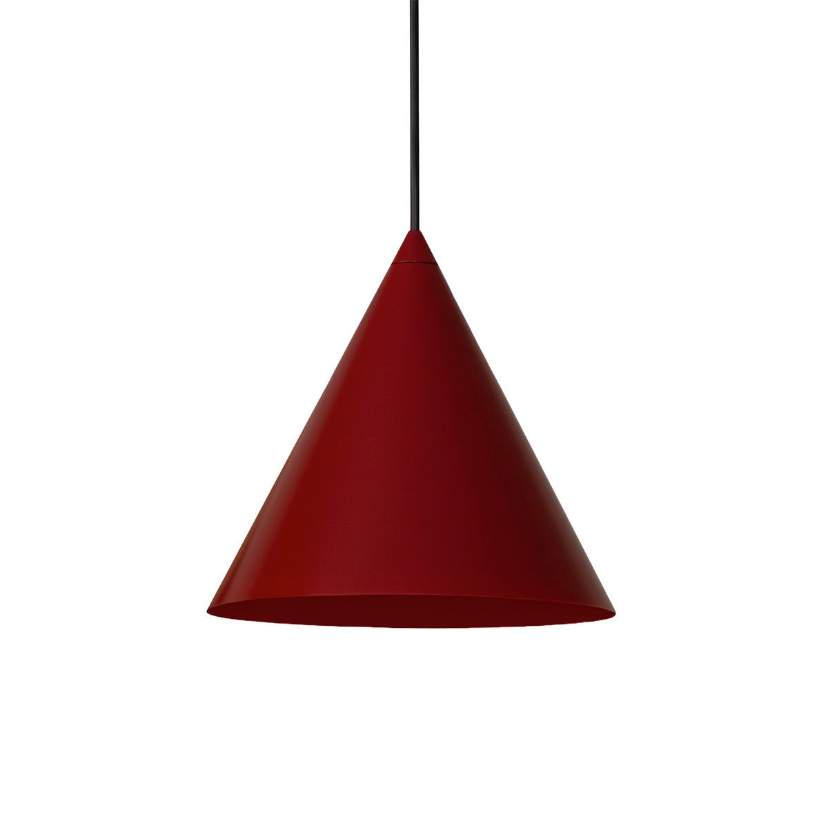 HÄNGELEUCHTE ETNA 18/18/98 cm   - Weinrot, Design, Metall (18/18/98cm)