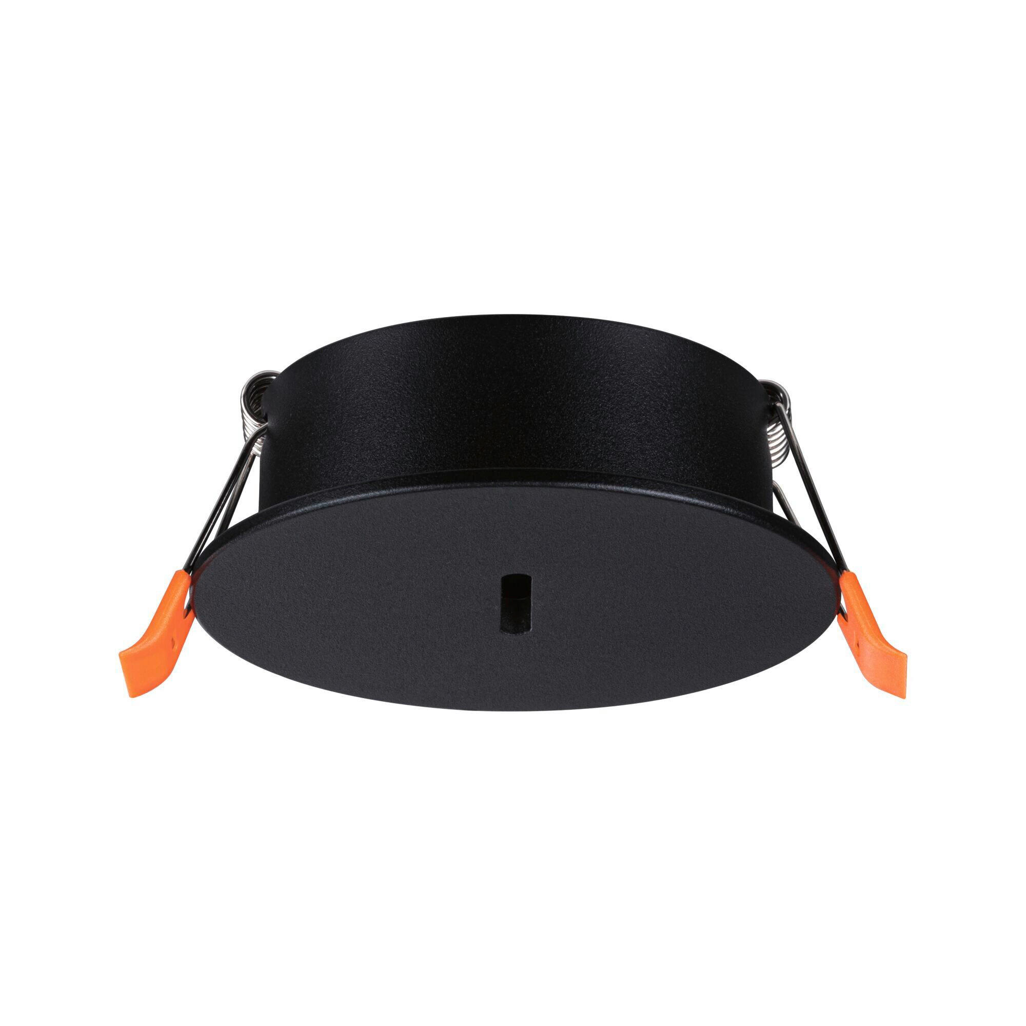 SEILSYSTEM-MONTAGESET ULine 8,5/2,7 cm  - Schwarz, Basics, Metall (8,5/2,7cm) - Paulmann
