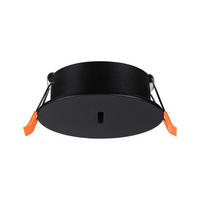 SEILSYSTEM-MONTAGESET ULine 8,5/2,7 cm  - Schwarz, Basics, Metall (8,5/2,7cm) - Paulmann