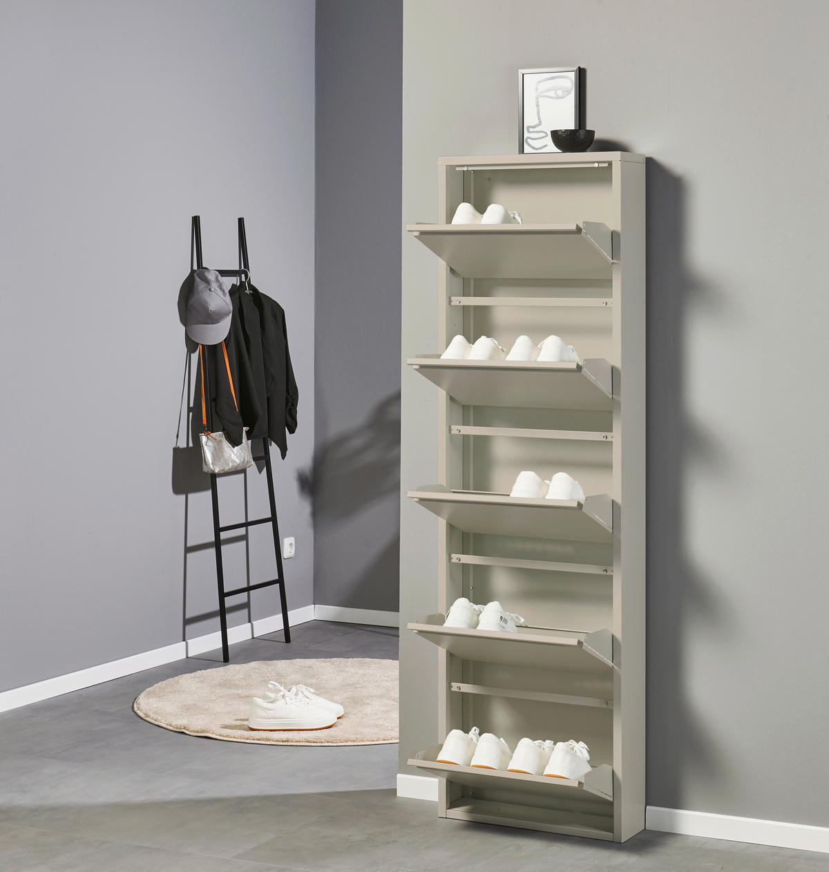 SCHUHKIPPER  in 51/170/16 cm  - Kaschmir, MODERN, Metall (51/170/16cm) - Boxxx