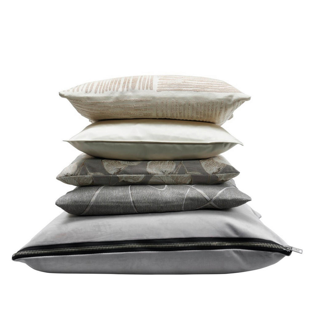 Thumbnail - Ambiente Kissenhülle Loft Style, Natur, Beige, Textil, Streifen, 49x49 cm, Oeko-Tex® Standard 100, hochwertige Qualität,...