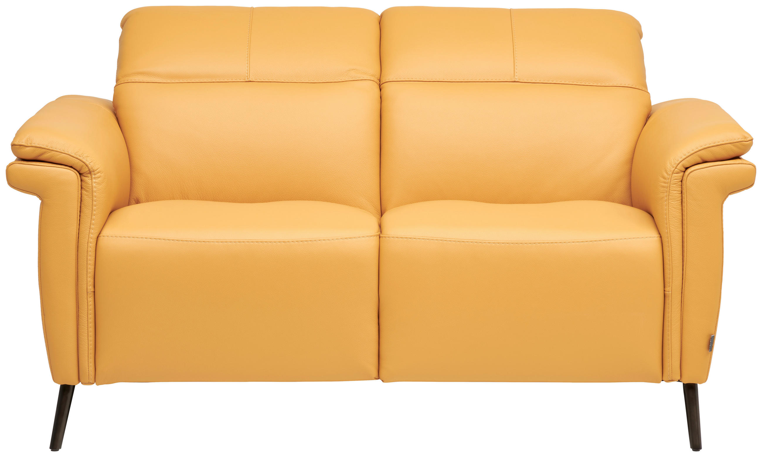 Belluti DVOUMÍSTNÁ POHOVKA, curry žlutá, pravá kůže