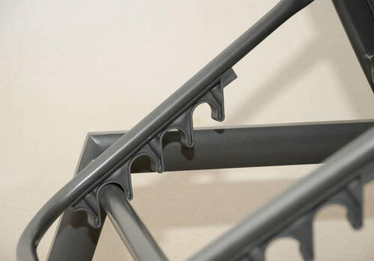 ZÁHRADNÉ LEŽADLO, antracitová - antracitová, Basics, kov/textil (112/60/33cm) - Doppler