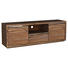 LOWBOARD Sheesham massiv gebeizt Sheeshamfarben - Sheeshamfarben, Natur, Holz (170/56/40cm) - Carryhome