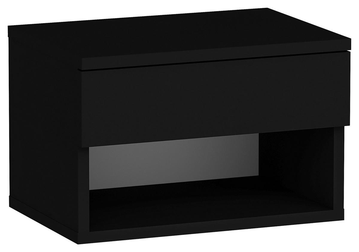 NACHTKÄSTCHEN 44,6/29/31,6 cm  in Schwarz  - Schwarz, Design, Holzwerkstoff (44,6/29/31,6cm) - MID.YOU