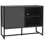 SIDEBOARD Anthrazit, Schwarz  - Anthrazit/Schwarz, MODERN, Holzwerkstoff/Metall (100/75/41cm) - Novel