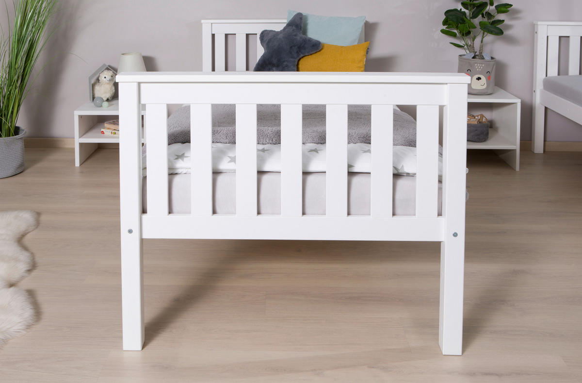ETAGENBETT - Weiß, MODERN, Holz (90/200cm) - MID.YOU