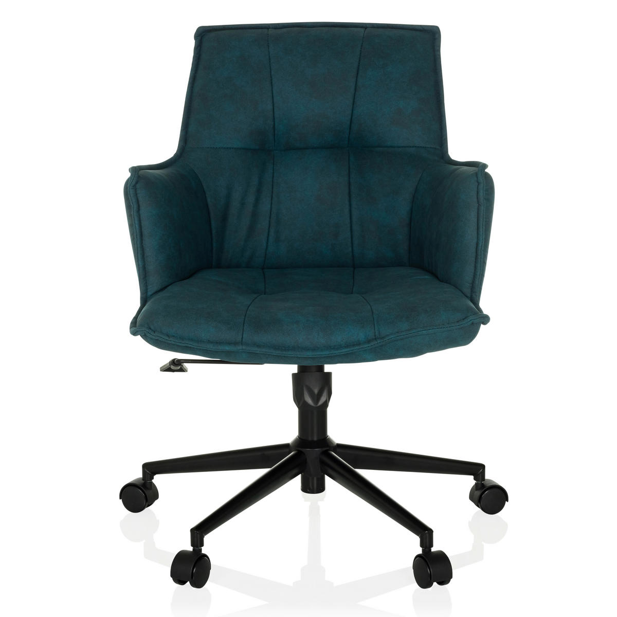 DREHSTUHL Dunkelblau  - Schwarz/Dunkelblau, MODERN, Kunststoff/Textil (54/85/70cm) - MID.YOU