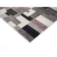 WEBTEPPICH 65/130 cm Astor Grid Grau, Flieder  - Flieder/Grau, KONVENTIONELL, Textil (65/130cm) - Novel