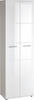 GARDEROBENSCHRANK Weiß  - Silberfarben/Weiß, Design, Holzwerkstoff/Kunststoff (59/197/37cm) - Carryhome