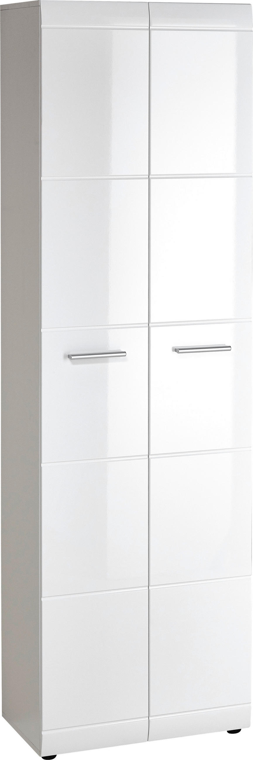 GARDEROBE 5-teilig  in 275/200/39 cm  - Weiss, Design, Holzwerkstoff (275/200/39cm) - Carryhome