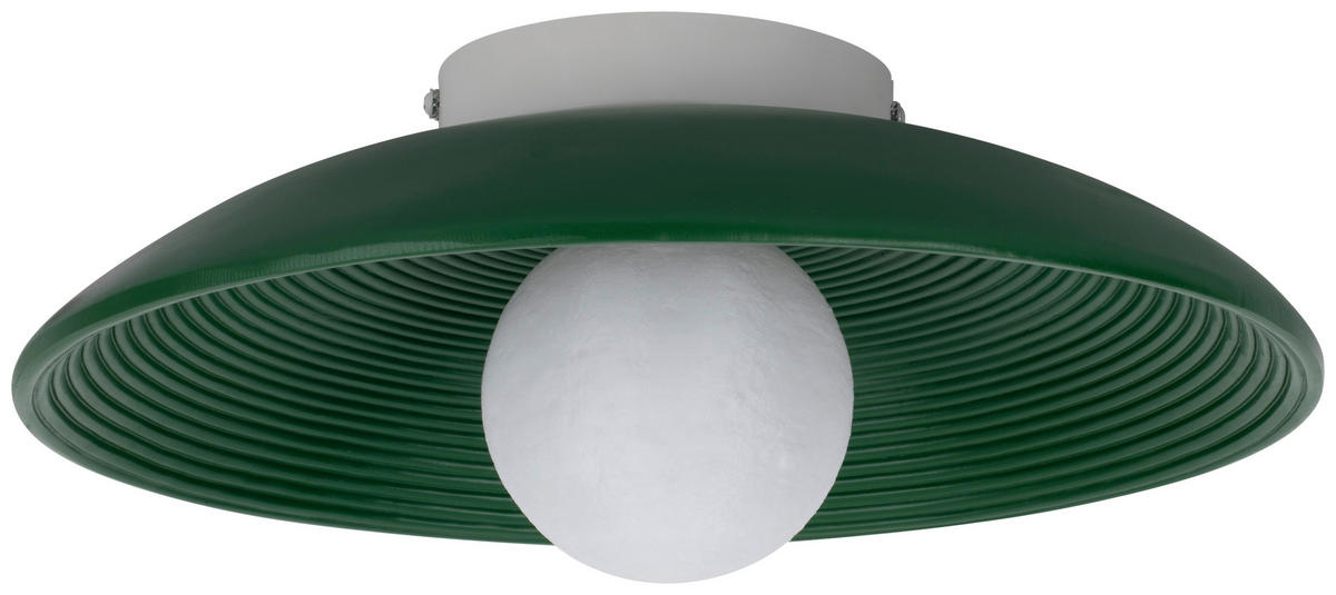 WANDLEUCHTE 35/11 cm   - Grün, Design, Kunststoff/Metall (35/11cm) - Collet's Monde