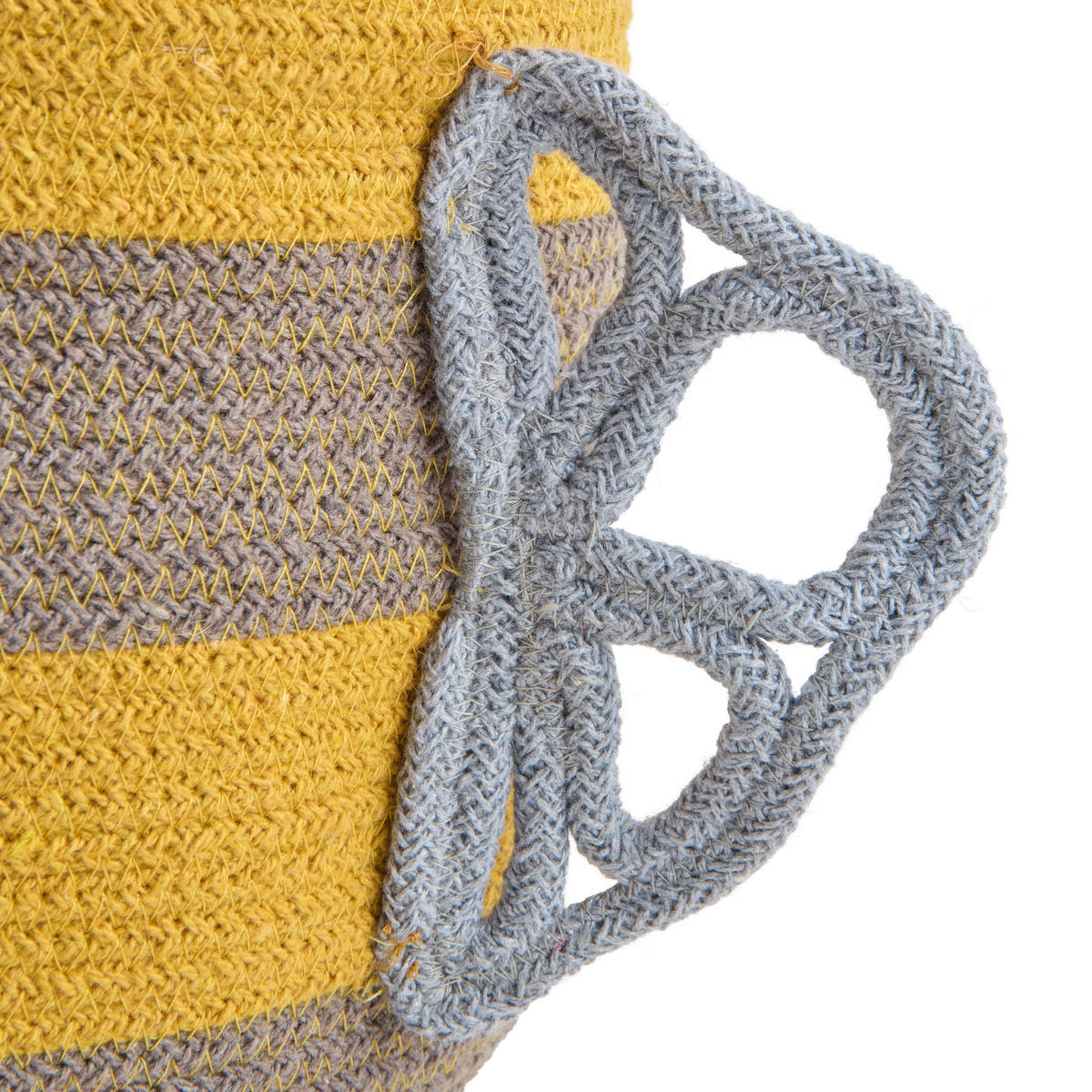 AUFBEWAHRUNGSKÖRBCHEN    30/30/27 cm  - Gelb/Braun, Trend, Textil (30/30/27cm) - Patinio