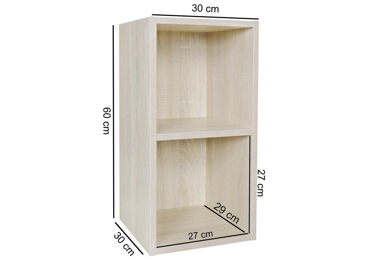 REGAL boje hrasta  drvni materijal  - boje hrasta, Konvencionalno, drvni materijal (30/60/30cm) - MID.YOU