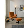 SESSEL in Teddystoff Cognac  - Cognac/Schwarz, Design, Textil/Metall (60/94/86cm) - Dieter Knoll